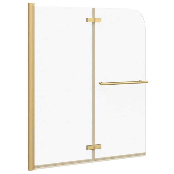 vidaXL Cabine de douche pliable 2 panneaux ESG 120x140 cm