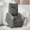 vidaXL Fauteuil inclinable Gris fonc&eacute; Tissu