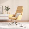 vidaXL Chaise de relaxation Cr&egrave;me Similicuir daim