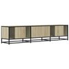 vidaXL Meuble TV chêne sonoma 180x35x41 cm bois d'ingénierie