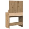 vidaXL Table de Toilette Ch&ecirc;ne artisanal 80 x 41 x 134,5 cm