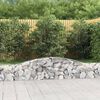 vidaXL Paniers à gabions arqués 6 pcs 400x30x40/60 cm Fer galvanisé