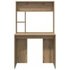 vidaXL Bureau Chêne artisanal 91 x 50 x 149 cm Bois d'ingénierie