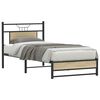 vidaXL Cadre de lit sans matelas ch&ecirc;ne sonoma 90x200 cm