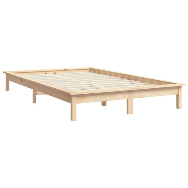vidaXL Cadre de lit sans matelas 120x200 cm bois massif