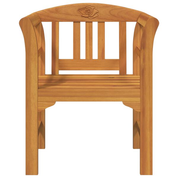 vidaXL Banc rose Naturel 68,5 x 46 x 82,5 cm Bois d'Acacia Massif