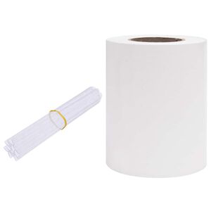vidaXL Bande de confidentialit&eacute; PVC 35 x 0,19 m Blanc