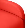vidaXL Fauteuil de massage Rouge Similicuir