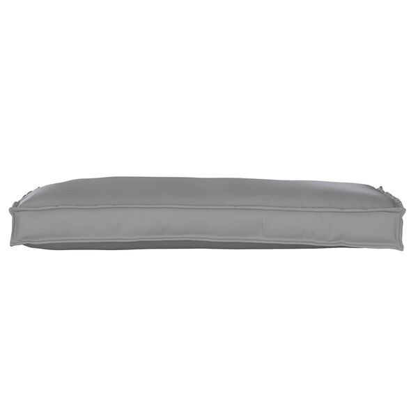 vidaXL Set de coussins de palette 2 pcs Gris 100 x 40 x 8 cm