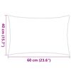 vidaXL Oreiller d'ext&eacute;rieur lot de 2 60 x 40 cm Vert pomme