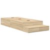 vidaXL Cadre de lit avec rangement avec tiroir Ch&ecirc;ne Sonoma 90 cm