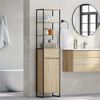 vidaXL Cabinet de salle de bain avec tiroir Sonoma 40 x 30 x 180 cm