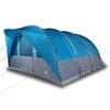 vidaXL Tente familiale tunnel 7 personnes bleu imperméable