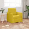 vidaXL Canap&eacute;-Lit 60cm Jaune fonc&eacute; Velours