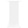vidaXL Support pour aquarium blanc 81x36x73 cm bois d'ing&eacute;nierie