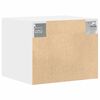 vidaXL Armoire murale blanc 50x42,5x40 cm bois d'ing&eacute;nierie