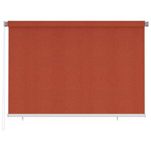 vidaXL Store roulant d'ext&eacute;rieur 225 (l) x 140 (H) cm couleur terre cuite HDPE