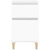 vidaXL Tables de chevet 2 pcs blanc 40x35x70 cm