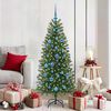 vidaXL Sapin de No&euml;l artificiel avec 150 LED Vert 150 cm PE et PVC