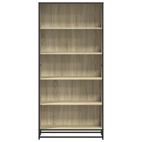 vidaXL Bibliothèque chêne sonoma 80,5x35x170,5 cm bois d'ingénierie