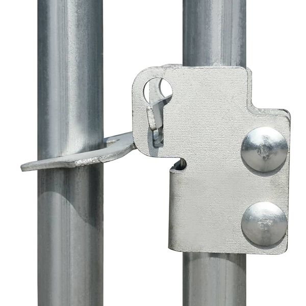 vidaXL Cage ext&eacute;rieure pour poulets Acier galvanis&eacute; 2 x 2 x 1,92 m