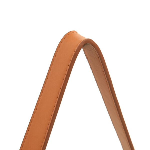 vidaXL Miroir mural avec sangle 50 cm Dor&eacute;