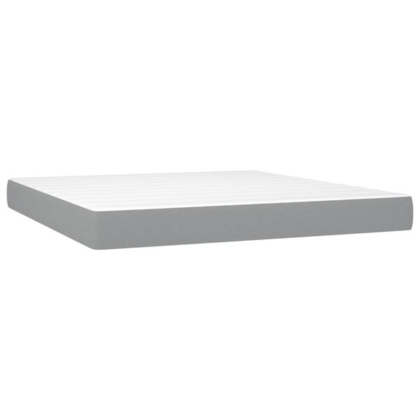 vidaXL Lit avec matelas blanc 120x190 cm bois massif de pin