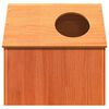 vidaXL Maison pour chat cire marron 41x50x50 cm bois de pin massif