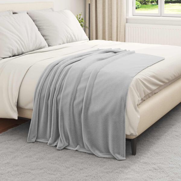 vidaXL Couvertures &agrave; jeter 6 pcs Gris 130 x 150 cm Toison
