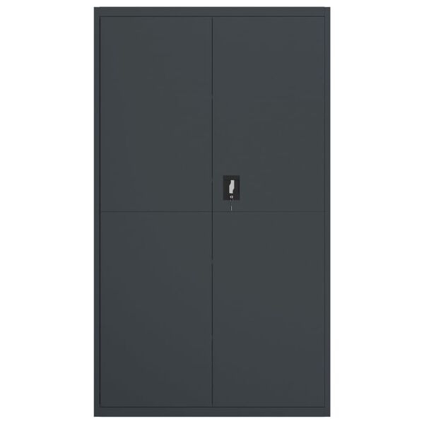 vidaXL Classeur anthracite 105x40x180 cm acier