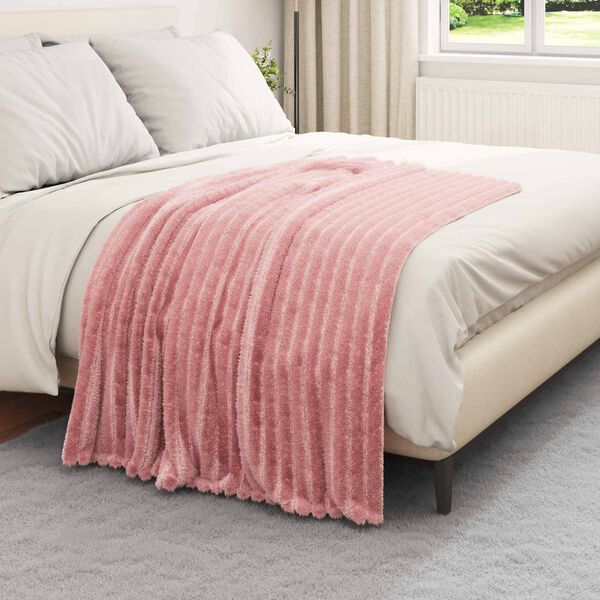 vidaXL Couvertures &agrave; jeter 6 pcs Rose 150 x 130 cm Toison