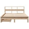 vidaXL Lit biblioth&egrave;que sans matelas 160x200 cm bois massif de pin