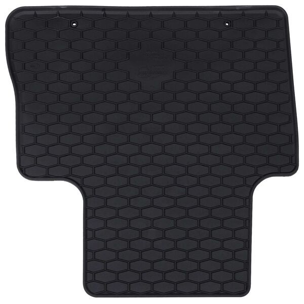 vidaXL Tapis de voiture 4 pcs Noir Caoutchouc