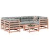 vidaXL Salon de jardin 7 pcs bois massif sapin de douglas