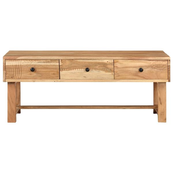 vidaXL Table basse 100x50x40 cm Bois d'acacia massif