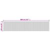 vidaXL Cloison de s&eacute;paration marron largeur 800 cm hauteur 165 cm bambou