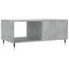 vidaXL Table basse gris béton 90x50x40 cm bois d'ingénierie