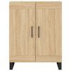 vidaXL Buffet haut Ch&ecirc;ne sonoma 69,5x34x180 cm Bois d'ing&eacute;nierie