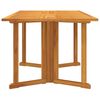 vidaXL Table de jardin papillon pliante 150x90x75 cm bois massif teck