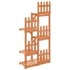 vidaXL Support à fleurs 60x25x130 cm bois massif de sapin
