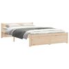 vidaXL Cadre de lit sans matelas bois massif 120x190 cm