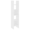 vidaXL Ensemble de biblioth&egrave;que 4 pcs Blanc Bois d'ing&eacute;nierie