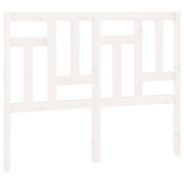vidaXL Tête de lit Blanc 155,5x4x100 cm Bois massif de pin