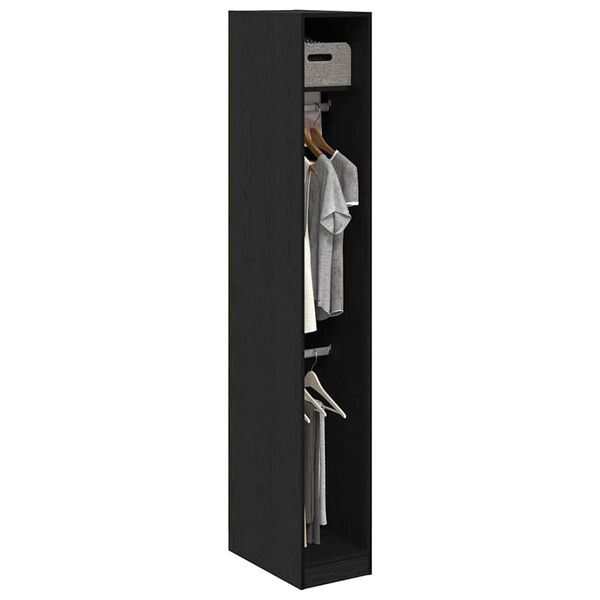 vidaXL Armoire Chêne noir 30 x 50 x 200 cm Bois d'ingénierie