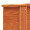 vidaXL T&ecirc;te de lit cire marron 135 cm bois massif de pin