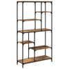 vidaXL &Eacute;tag&egrave;re Bois ancien 99 x 35,5 x 176 cm Bois d'ing&eacute;nierie
