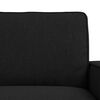 vidaXL Canap&eacute; 2 pcs Noir 182 x 80 x 82 cm tissu