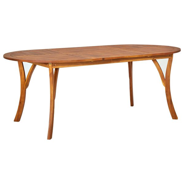 vidaXL Table de jardin 201x100x75 cm Bois d'acacia massif