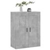vidaXL Armoire murale gris béton 69,5x34x90 cm bois d'ingénierie