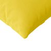 vidaXL Coussins de canapé 2 pcs Jaune clair 145 x 40 cm tissu